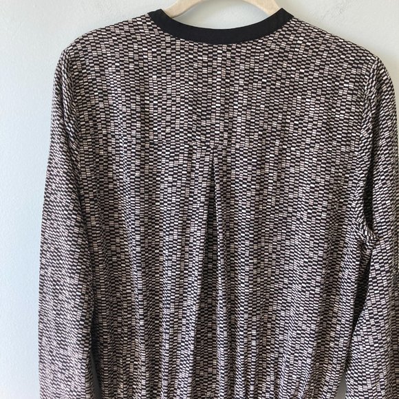 VINCE Silk Drawstring Hi-Lo Shirtdress SMALL - Picture 10 of 13